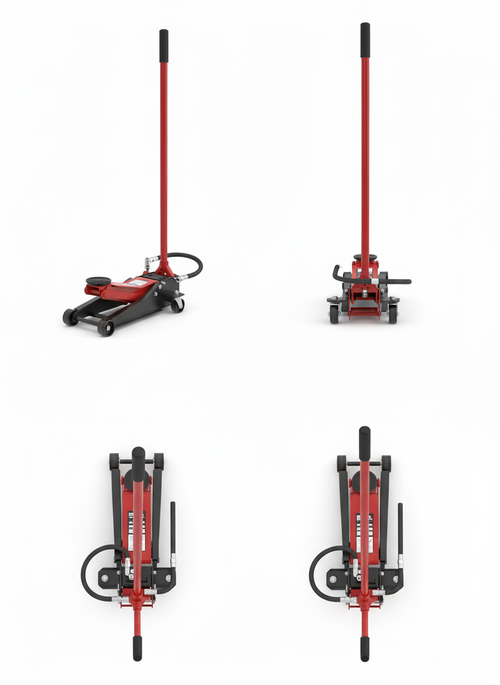 Black Stone 52 Ton Air Hydraulic Jack 3-Stage 160–380mm Lift